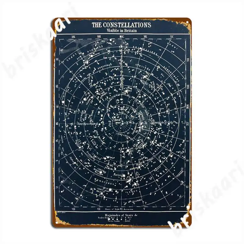 Star Map Poster - Винтажный плакат с изображением звезды и