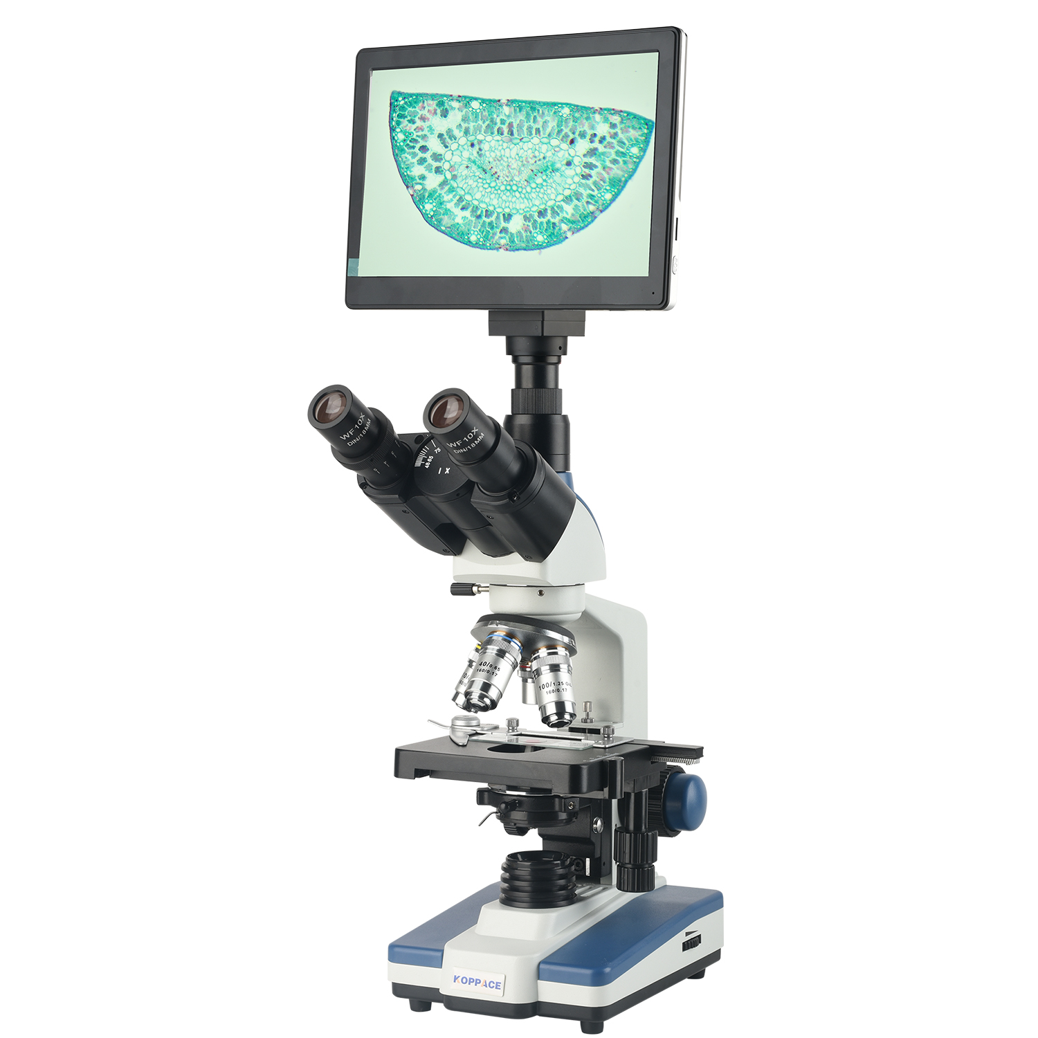 Microscope Compound 40X - Лабораторный микроскоп KOPPACE 40X-2500X Electron Compound,