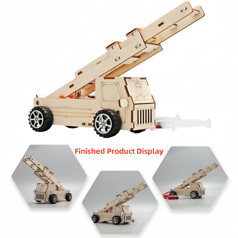 Science Diy Model - DIY деревянная лестница, модель пожарной машины,