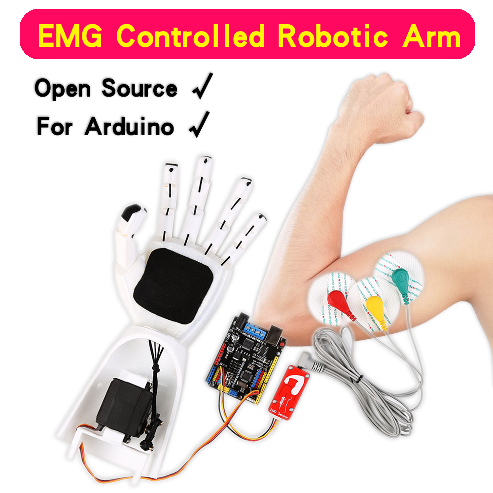 Датчик EMG, роботизированная р – обзор и цена Science Project