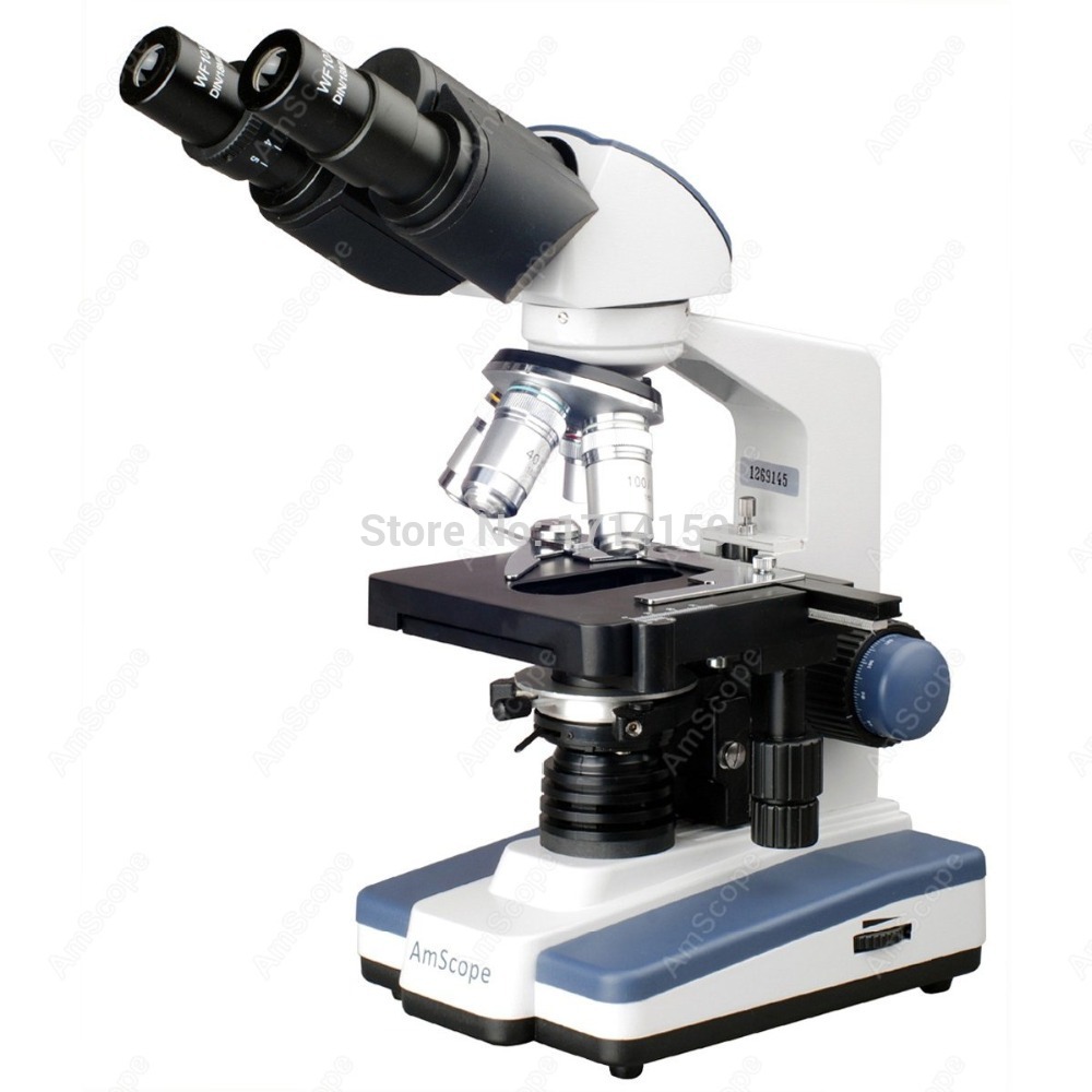 Бинокулярный комбинированный м – обзор и цена Amscope Microscope Compound 40X-1000X
