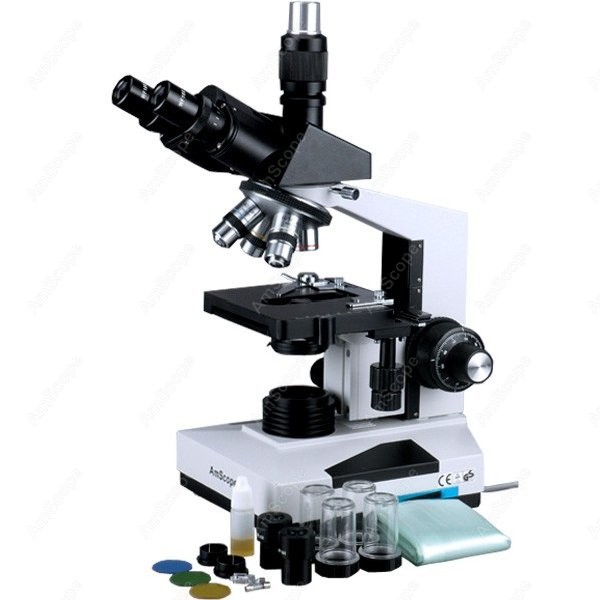Биологический тринокулярный ми – обзор и цена Microscope Compound 40X
