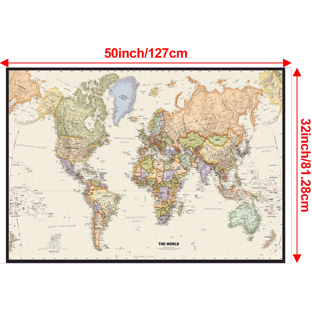 127x81 см/50x32 дюйма винтажны – обзор и цена Star Map Poster