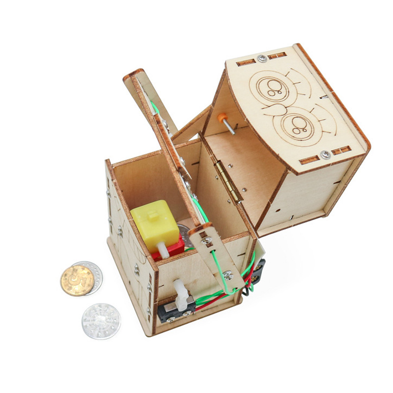 Деревянный электрический робот – обзор и цена Science Diy Model