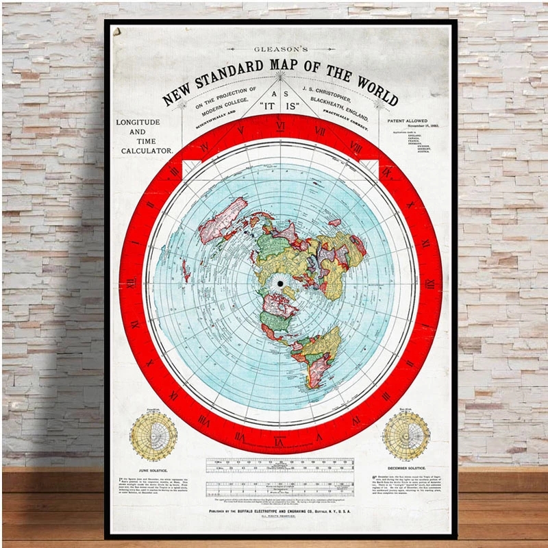 Плакат и принты 1892, плоская  – обзор и цена Star Map Poster