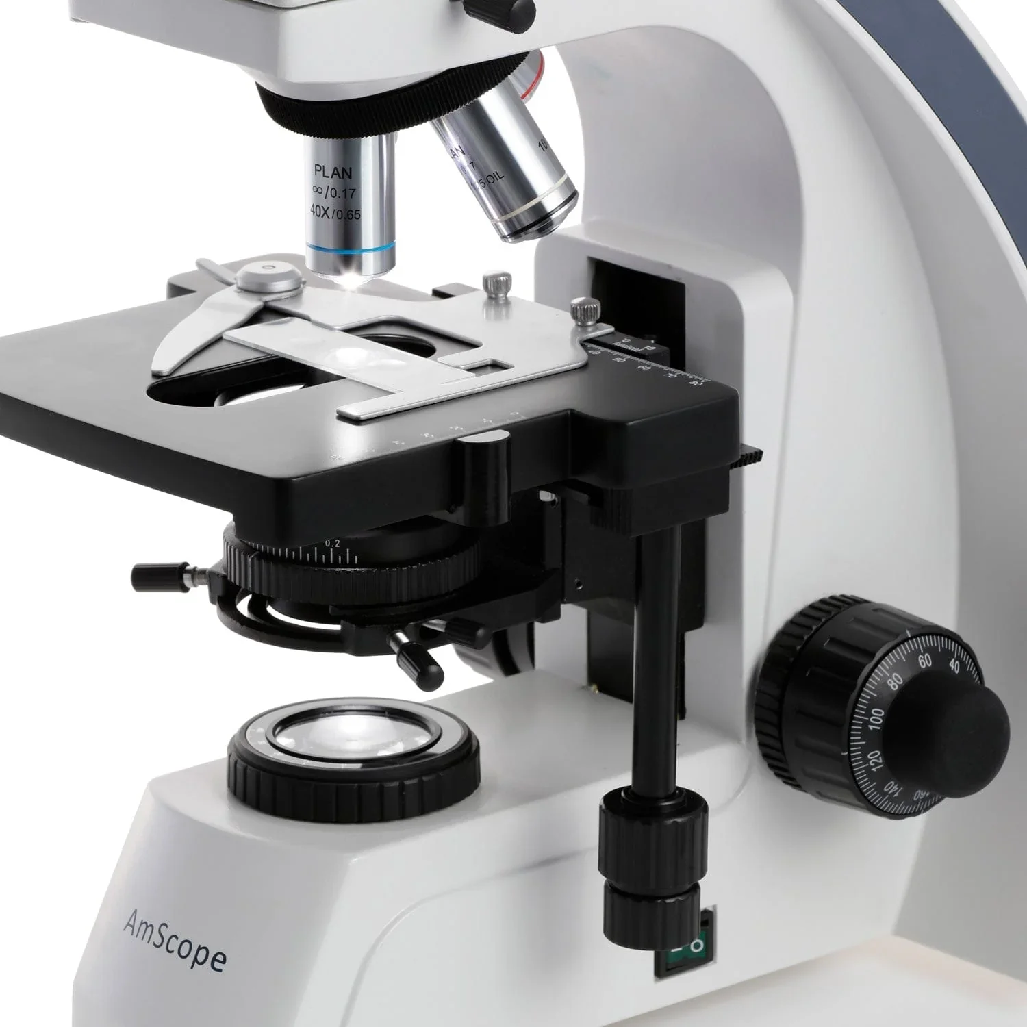 Лабораторный тринокулярный ком – обзор и цена Microscope Compound 40X